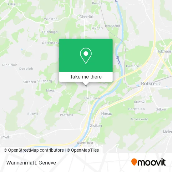 Wannenmatt map