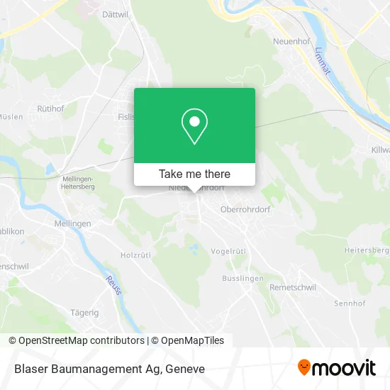 Blaser Baumanagement Ag map