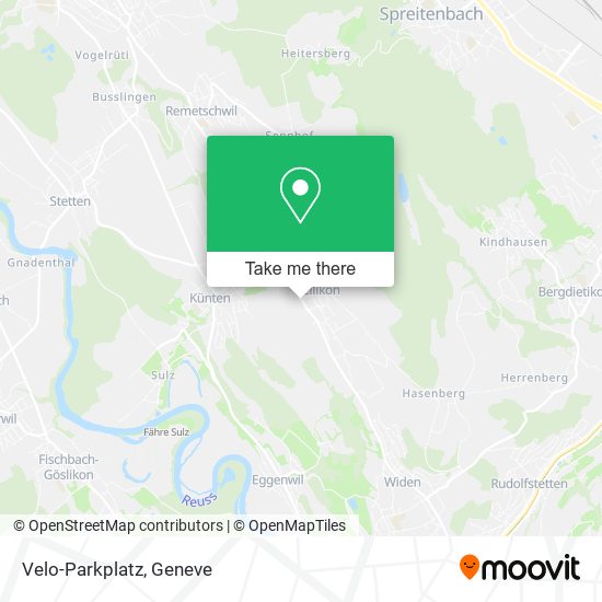 Velo-Parkplatz map