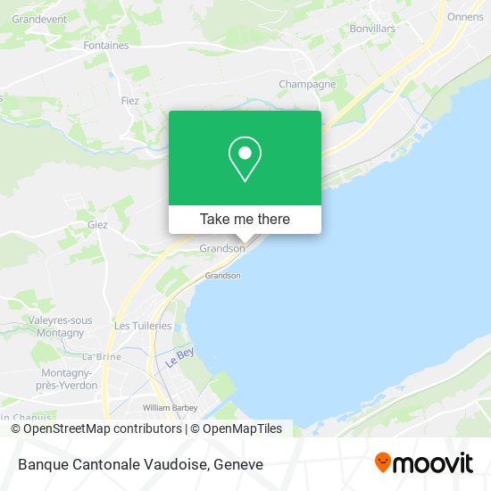 Banque Cantonale Vaudoise map