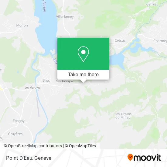 Point D'Eau map