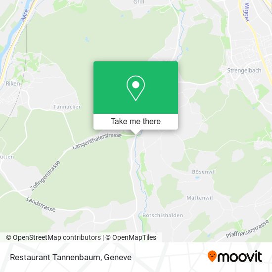 Restaurant Tannenbaum map