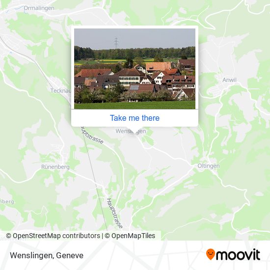 Wenslingen map