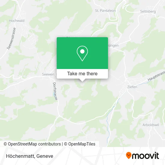 Höchenmatt map
