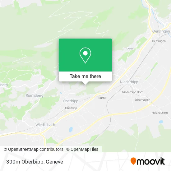 300m Oberbipp map
