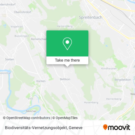 Biodiversitäts-Vernetzungsobjekt map