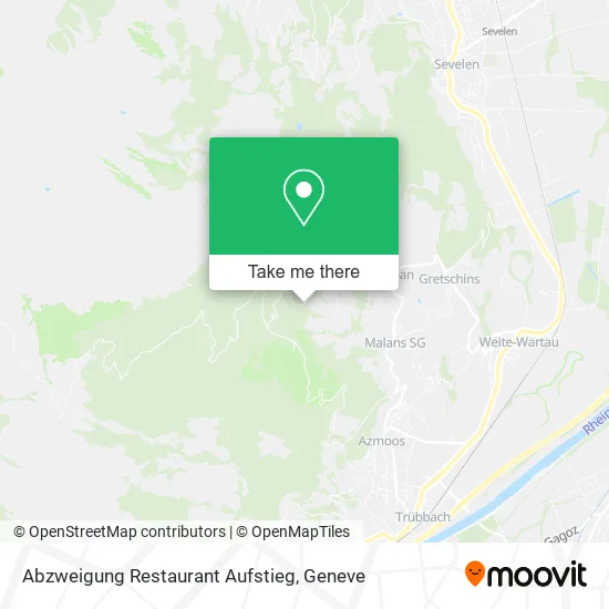 Abzweigung Restaurant Aufstieg map