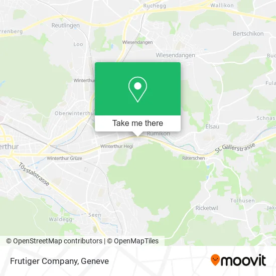 Frutiger Company map