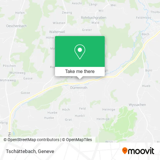 Tschättebach map