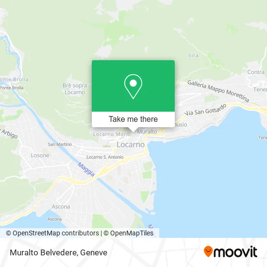 Muralto Belvedere map