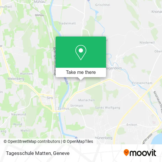 Tagesschule Matten map