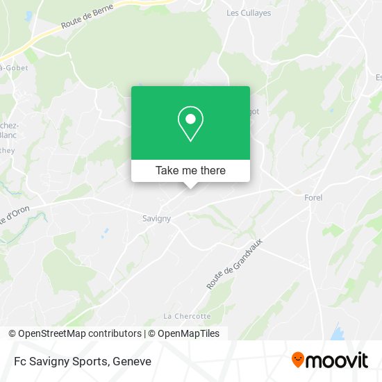 Fc Savigny Sports map