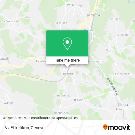 Vz Effretikon map