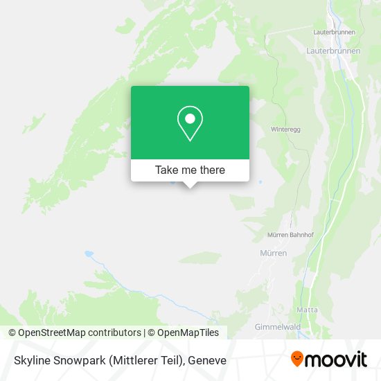 Skyline Snowpark (Mittlerer Teil) map