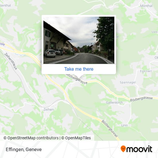Effingen map