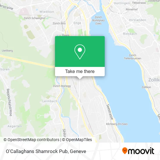 O'Callaghans Shamrock Pub map