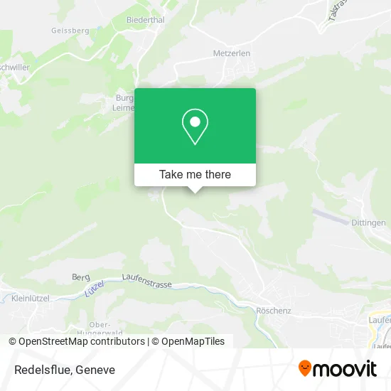 Redelsflue map