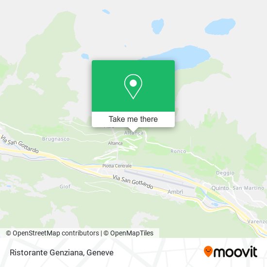Ristorante Genziana map