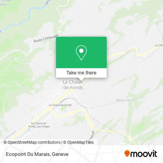 Ecopoint Du Marais map