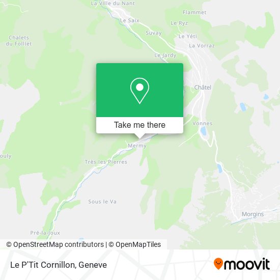 Le P'Tit Cornillon map
