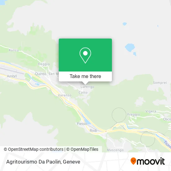 Agritourismo Da Paolin map