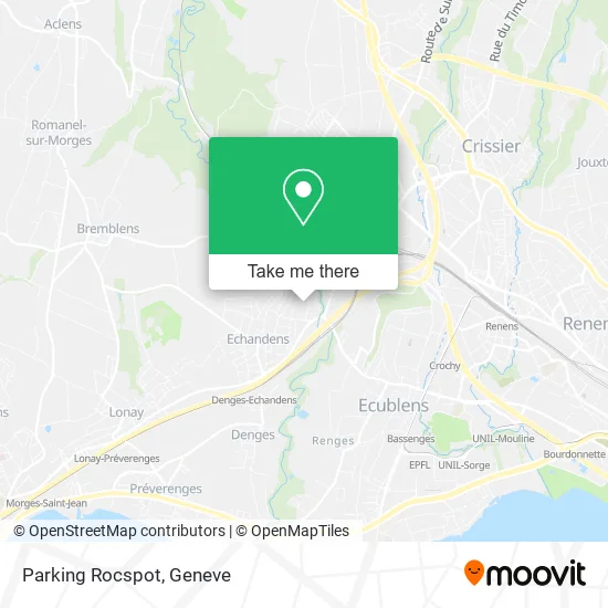 Parking Rocspot map