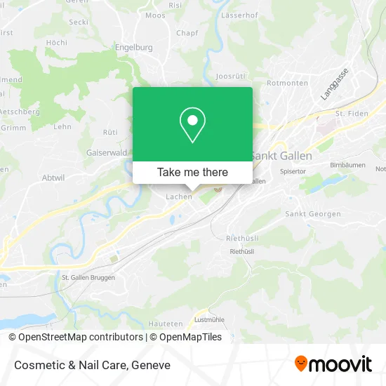 Cosmetic & Nail Care map