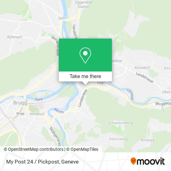 My Post 24 / Pickpost map