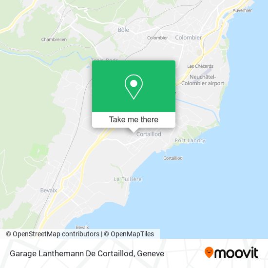 Garage Lanthemann De Cortaillod map