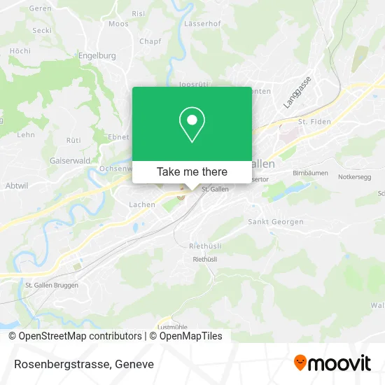 Rosenbergstrasse map