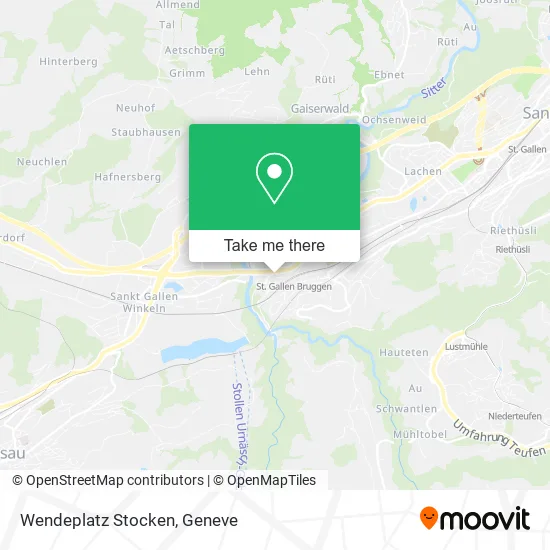 Wendeplatz Stocken map