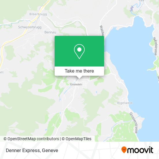 Denner Express map
