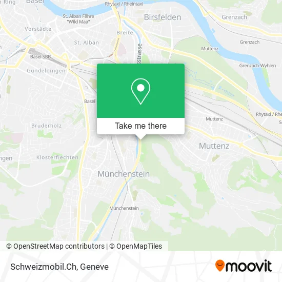 Schweizmobil.Ch map