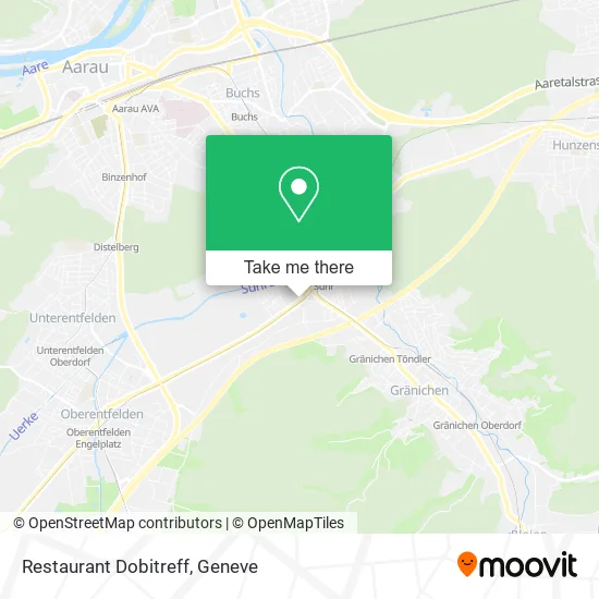 Restaurant Dobitreff map