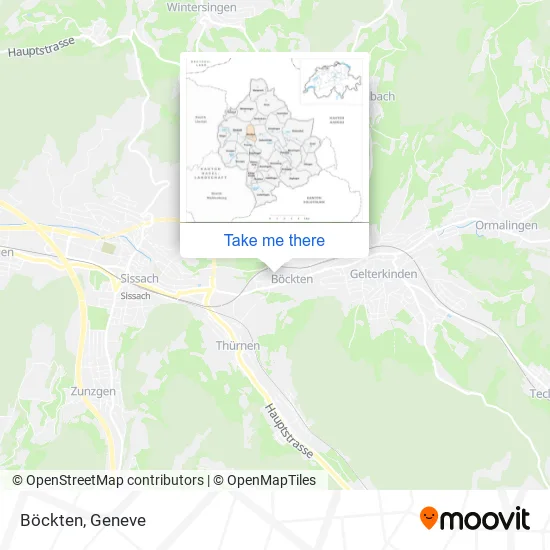 Böckten map