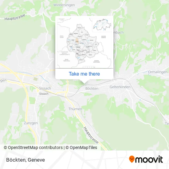 Böckten map