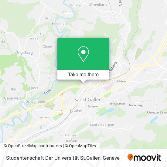 Studentenschaft Der Universität St.Gallen map