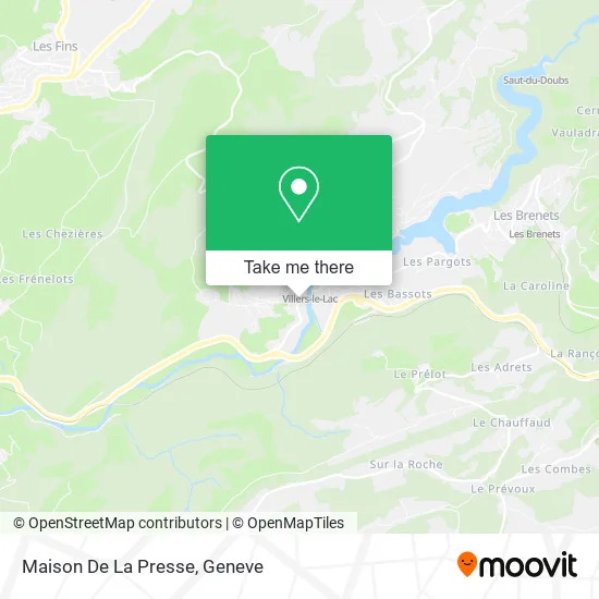 Maison De La Presse map