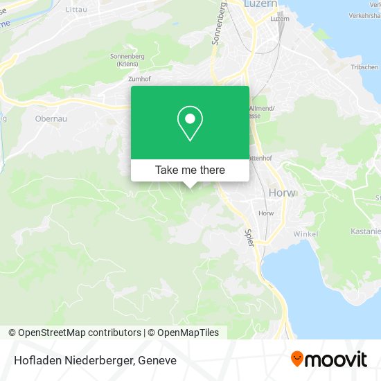 Hofladen Niederberger map
