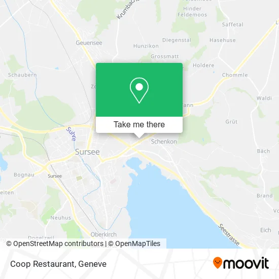 Coop Restaurant map