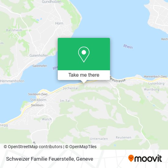 Schweizer Familie Feuerstelle map