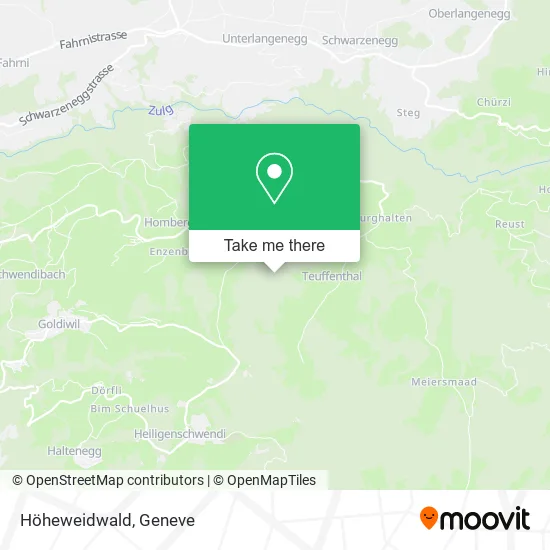 Höheweidwald map