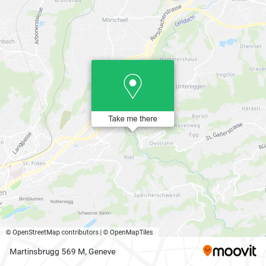 Martinsbrugg 569 M map