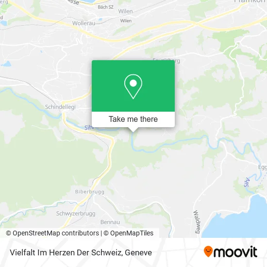 Vielfalt Im Herzen Der Schweiz map