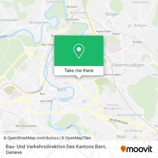 Bau- Und Verkehrsdirektion Des Kantons Bern map