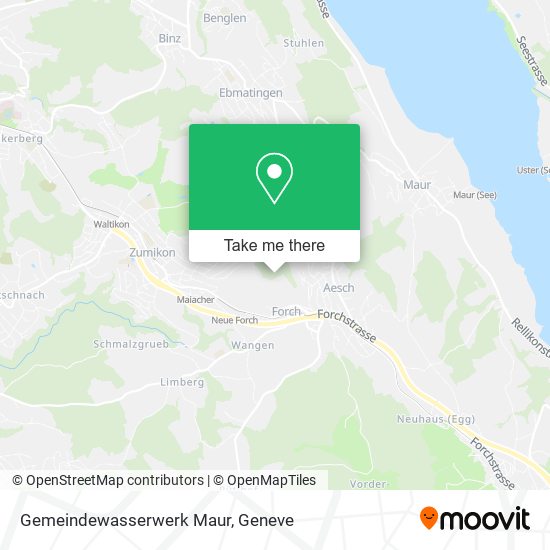 Gemeindewasserwerk Maur map