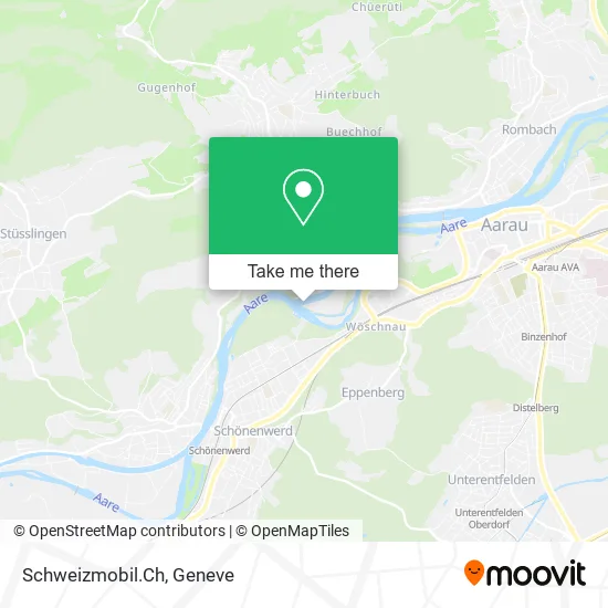 Schweizmobil.Ch map