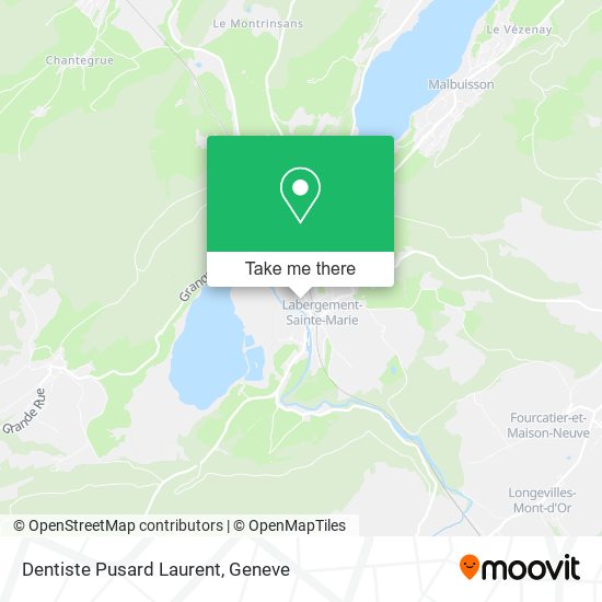 Dentiste Pusard Laurent map