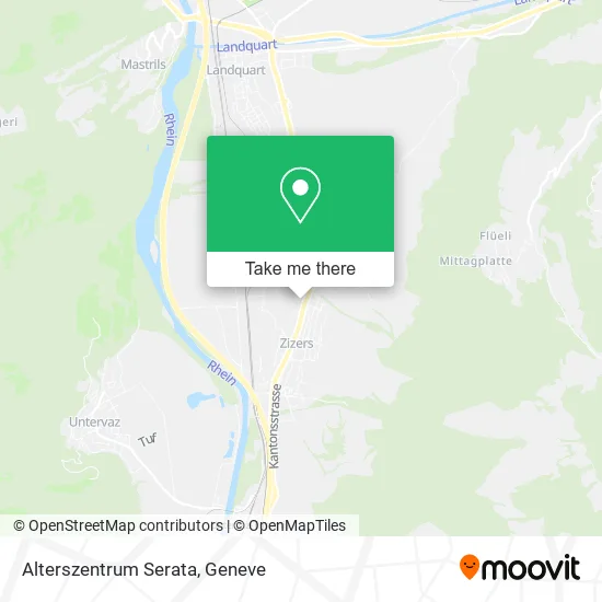 Alterszentrum Serata map