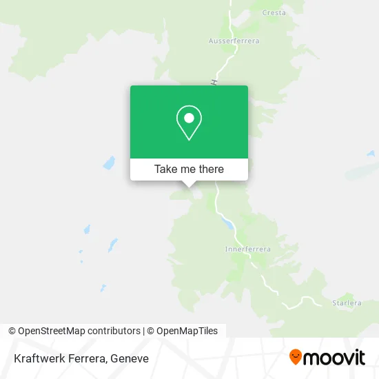 Kraftwerk Ferrera map